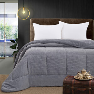 Κουβερτοπάπλωμα υπέρδιπλο Art 11522 220x240 Γκρι Beauty Home