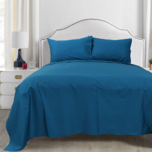 Σετ σεντόνια υπέρδιπλα με λάστιχο 4 Seasons Art 12000 240x270 Πετρόλ Beauty Home