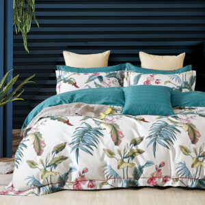 Σετ παπλωματοθήκη υπέρδιπλη Art 12031 Glee 230x250 Πετρόλ Beauty Home