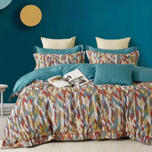 Σετ παπλωματοθήκη υπέρδιπλη Art 12035 Spark 230x250 Εμπριμέ Beauty Home