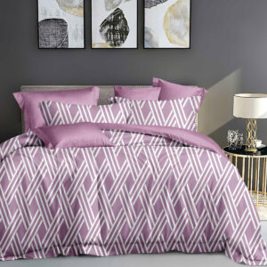 Σετ σεντόνια υπέρδιπλα Art 12055 Kiss 230x260 Λιλά Beauty Home