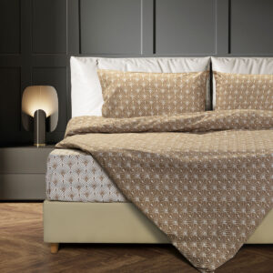 Σετ παπλωματοθήκη μονή Imani Art 1969 170x250 Μπεζ Beauty Home