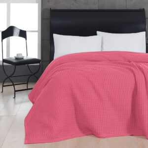 Πικέ υπέρδιπλη waffle Art 1990 Fuchsia  230x240 Φουξ Beauty Home