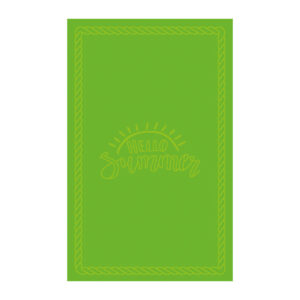 Πετσέτα θαλάσσης Art 2146 90x160 Πράσινο Beauty Home