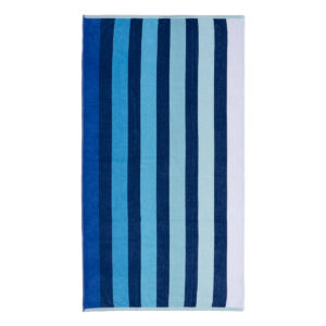 Πετσέτα θαλάσσης Art 2187 90x160 Μπλε ρίγα Beauty Home