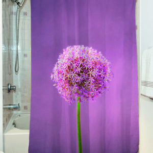 Κουρτίνα μπάνιου Smooth Art 3065 190x180 Μωβ Beauty Home