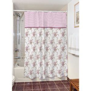 Κουρτίνα μπάνιου Bouquet Art 3240  190x180  Μωβ Beauty Home