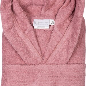 Μπουρνούζι με κουκούλα Art 3277  Σάπιο μήλο Beauty Home