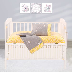 Σετ σεντόνια βρεφικά Art 5176  120x160 Κίτρινο Beauty Home