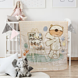 Κουβέρτα βρεφική Art 5257 110x140 Μπεζ Beauty Home