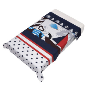 Πικέ βρεφική Art 5262 95x145 Μπλε Beauty Home