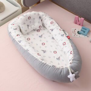 Bρεφική φωλιά με μαξιλάρι Art 5317 53x88 Γκρι Beauty Home