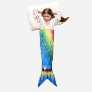 Κουβέρτα γοργόνα Art 6220 50x120 Εμπριμέ Beauty Home