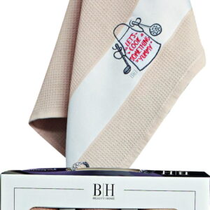 Ποτηρόπανα σετ 3τμχ Cook Art 8286  40x60  Μπεζ Beauty Home