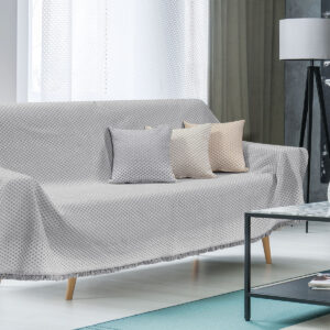 Ριχτάρια σετ 3τμχ Art 8455 (180x170 + 180x250 + 180x300) Γκρι Beauty Home