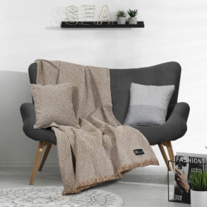 Μαξιλαροθήκη διακοσμητική Art 8557 40x40 Μπεζ Beauty Home