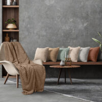 Ριχτάρια Lamb σετ 2τμχ Art 8575 (180x250 + 180x300) Μπεζ Beauty Home