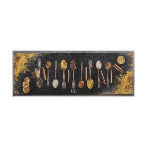 Πατάκι κουζίνας 9029 0.60x1.60 Μαύρο,Πορτοκαλί Beauty Home