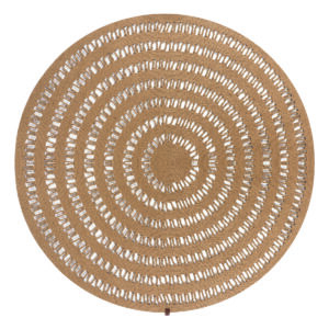 Ροτόντα από Γιούτα 150x150 Natural Jute Art 9134 Μπέζ Beauty Home
