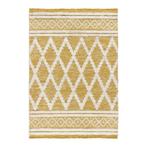 Πατάκι βαμβακερό Morocotton 9236 75x150 Κίτρινο Beauty Home