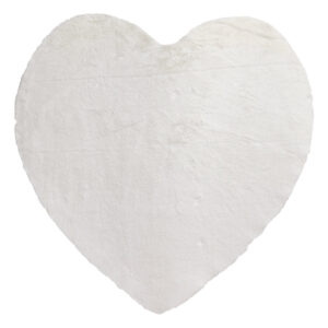 Πατάκι Rabbit Art 9640 Καρδιά 100x100 Λευκό Beauty Home