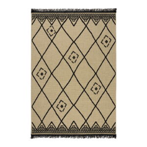 Πατάκι ψάθα με κρόσια Sol Art 9757 - 0.67x1.50 Μπεζ Beauty Home