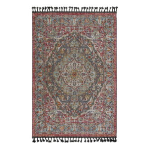 Πατάκι Boutique Art 9810 0.64x2.30 Εμπριμέ,Κόκκινο Beauty Home