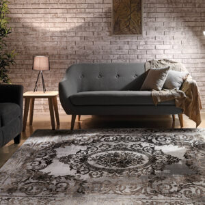 Χαλί Stylish Art 9418  Γκρι,Μπεζ Beauty Home