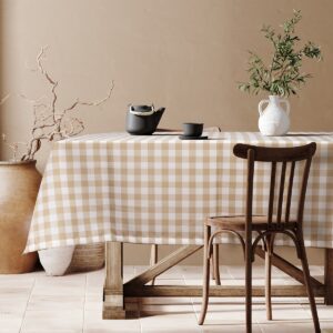 Επαγγελματικό τραπεζομάντηλο Checks Art Ε8033 145x180 Μπεζ Beauty Home