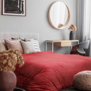 Παπλωματοθήκη BARE RED MADI