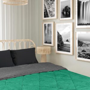 Κουβερτοπάπλωμα CHILL GREEN ANTHRACITE MADI
