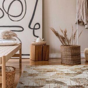 Χαλί FEATHERS BEIGE GOLD MADI