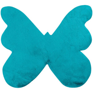 Παιδικό Χαλί FUZZY PETROL BUTTERFLY MADI