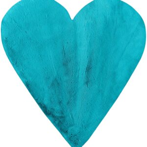 Παιδικό Χαλί FUZZY PETROL HEART MADI