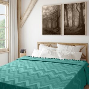 Κουβέρτα Πικέ Ζακάρ GOLWE PETROL MADI