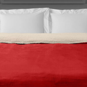 Παπλωματοθήκη INFINITY RED BEIGE MADI