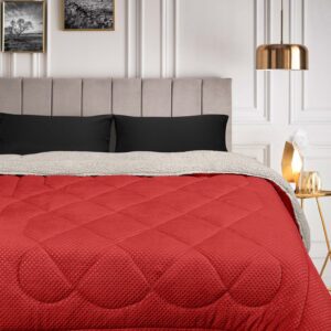 Κουβερτοπάπλωμα POLAR RED BEIGE MADI