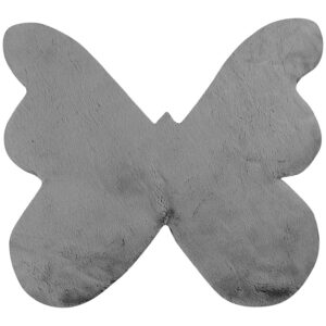 Παιδικό Χαλί SMOOTH GREY BUTTERFLY MADI