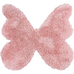 Παιδικό Χαλί WOOLLY PINK BUTTERFLY MADI