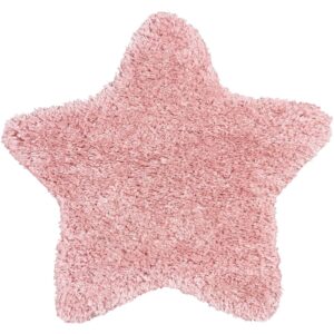Παιδικό Χαλί WOOLLY PINK STAR MADI