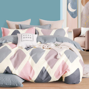 Σετ σεντόνια υπέρδιπλα Art 12135 Nadia 230x260 Γκρι Beauty Home