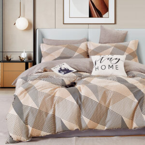 Σετ σεντόνια υπέρδιπλα Art 12138 Mary 230x260 Μπεζ Beauty Home