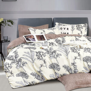 Σετ σεντόνια υπέρδιπλα Art 12154 Joan 230x260 Μπεζ Beauty Home