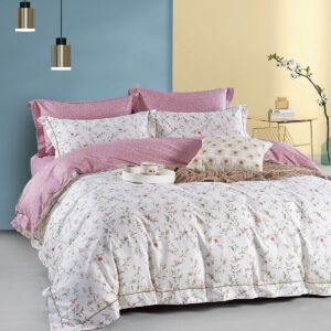 Σετ παπλωματοθήκη υπέρδιπλη Art 12206 Malala 230x250 Ροζ Beauty Home