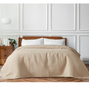 Πικέ μονή waffle Art 1990 Sand  170x240 Μπεζ Beauty Home