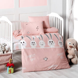 Σετ σεντόνια βρεφικά Art 5603 100x150 Σομόν Beauty Home