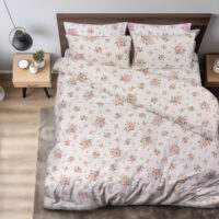 Σετ σεντόνια υπέρδιπλα Eden Art 12098 230x260 Μπεζ Beauty Home