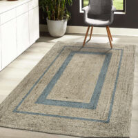 Χαλί Jute Art 9130 Μπεζ,Μπλε Beauty Home